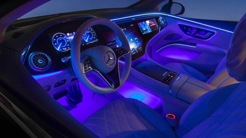 Mercedes-Benz EQS interior.