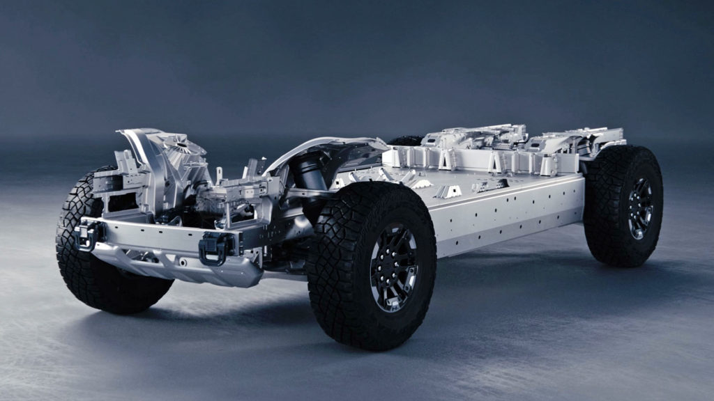 The Hummer EV is built on GM's Ultium electric vehicle architecture.