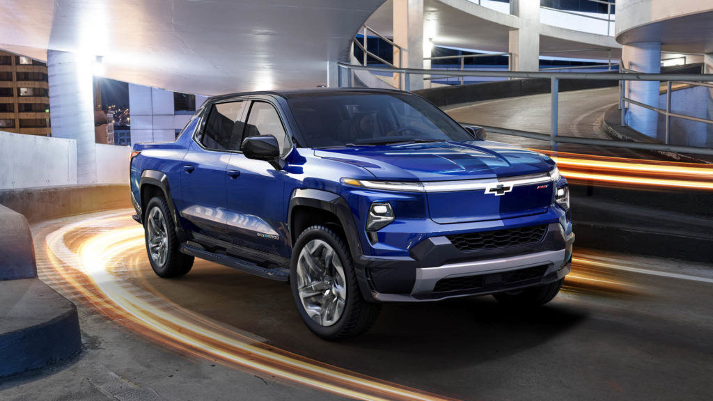 2024 Chevrolet Silverado EV electric pickup.
