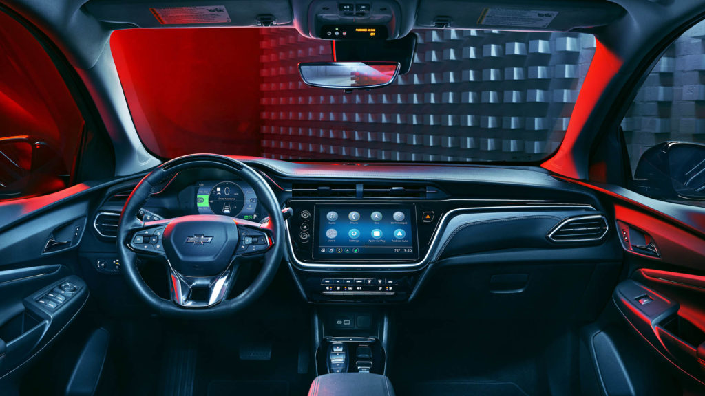 2023 Chevrolet Bolt EUV Redline Edition interior.