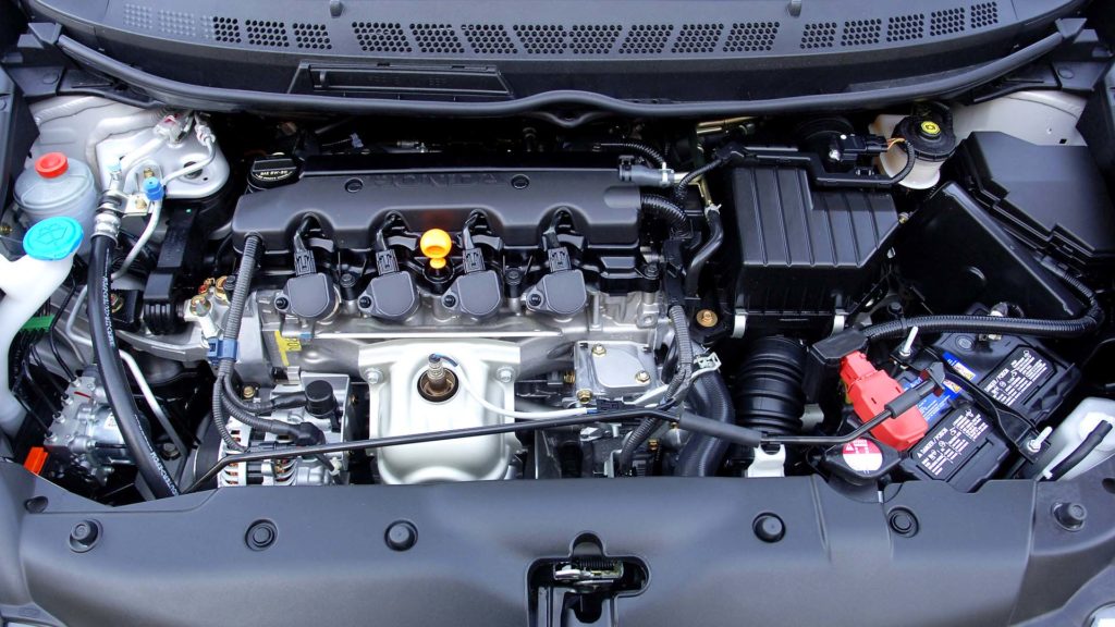 Honda Civic natural gas engine.