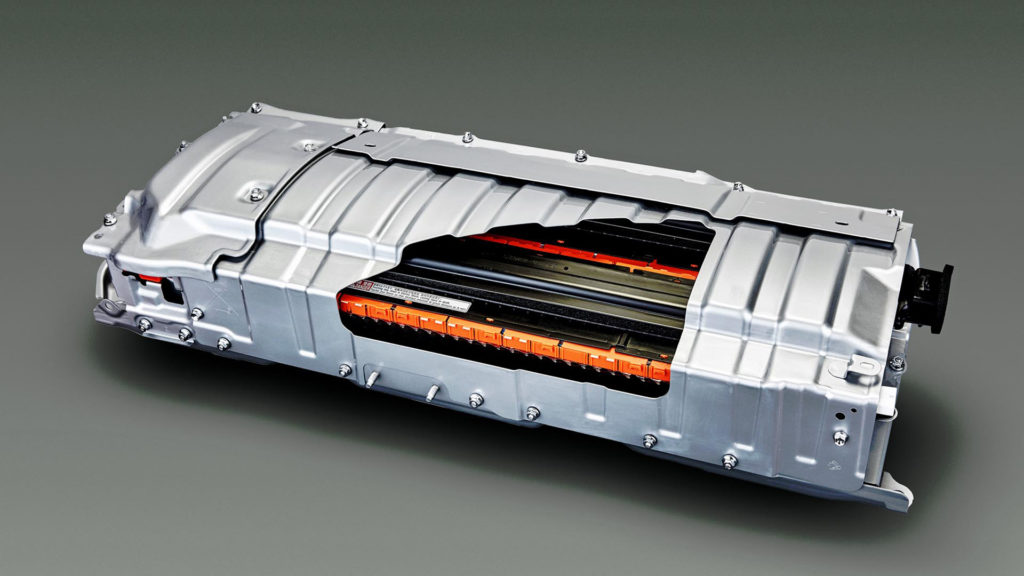 Hybrid electric vehicle battery pack.