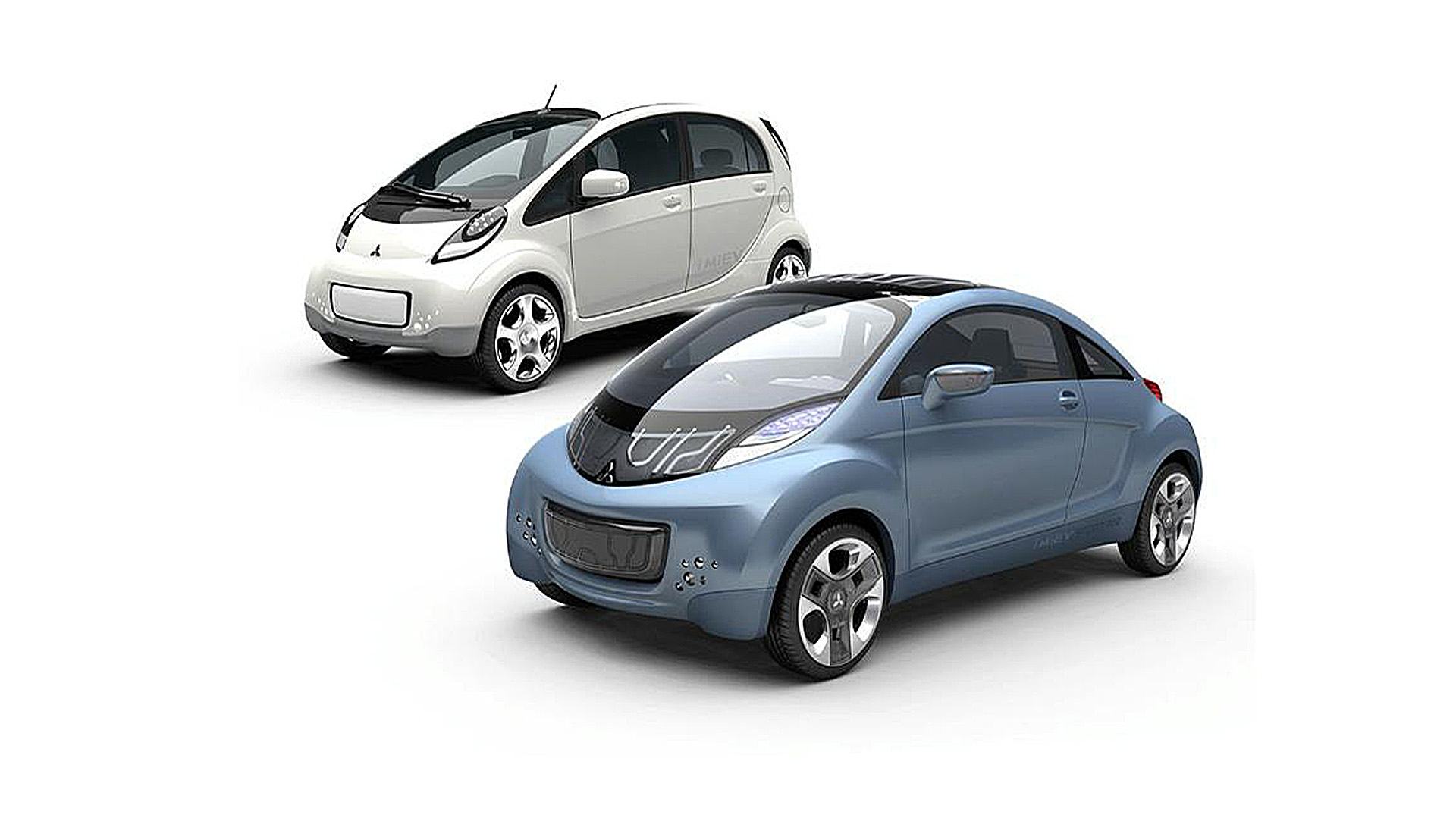 DESTOCKAGE MITSUBISHI i-MiEV JAPAN NETHERLAND EMBASSY CAR 1/43